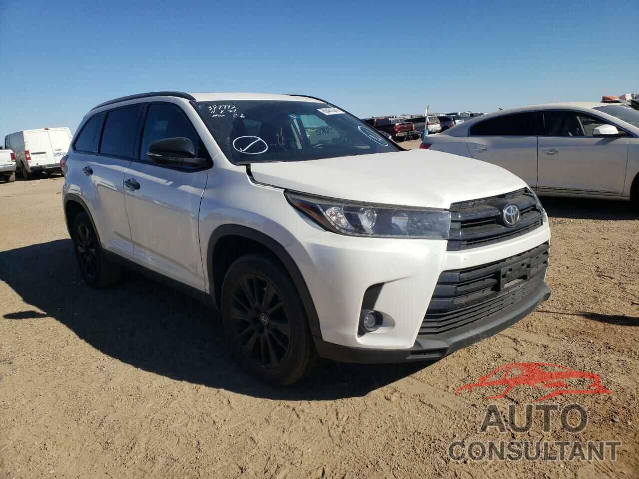 TOYOTA HIGHLANDER 2019 - 5TDKZRFH2KS325992