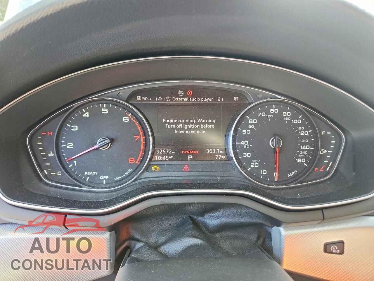 AUDI A4 2017 - WAUANAF42HN027766