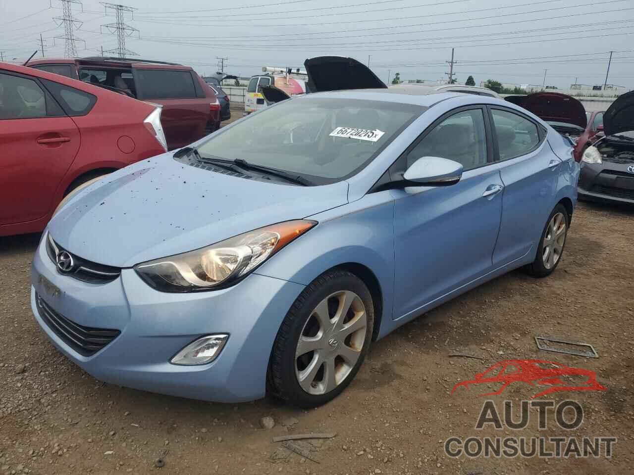 HYUNDAI ELANTRA 2012 - KMHDH4AE0CU315434