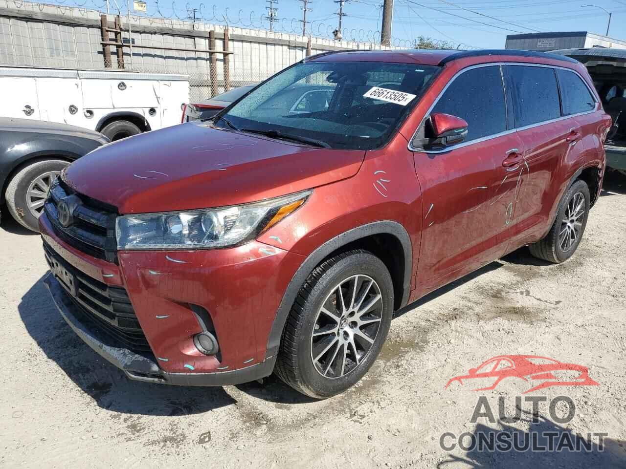 TOYOTA HIGHLANDER 2018 - 5TDKZRFH6JS526907