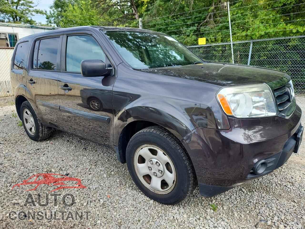 HONDA PILOT 2013 - 5FNYF4H29DB024559