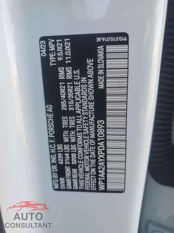 PORSCHE CAYENNE BA 2023 - WP1AA2AYXPDA10893