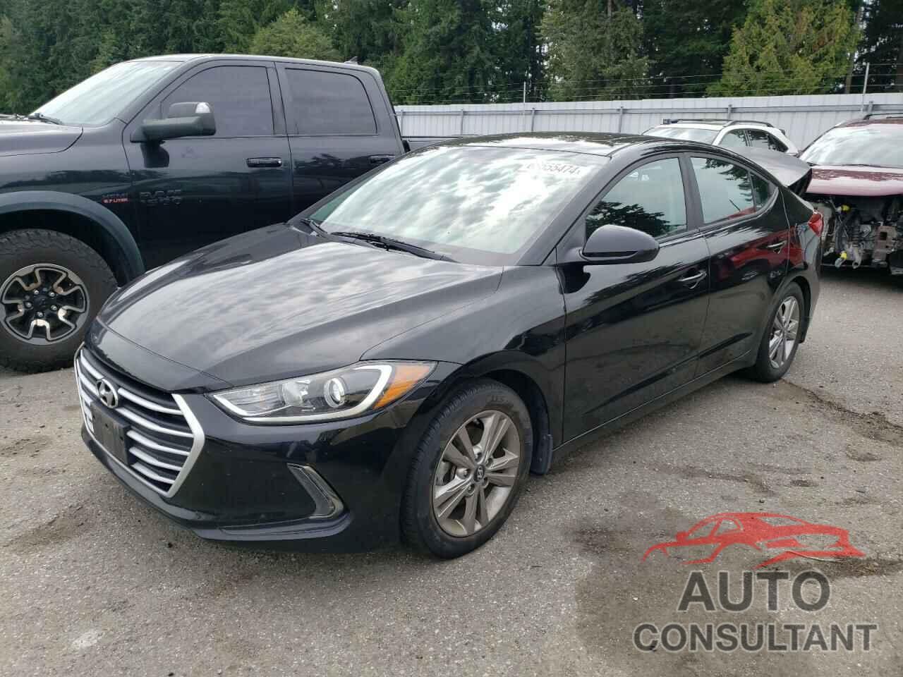 HYUNDAI ELANTRA 2018 - KMHD84LF6JU501854