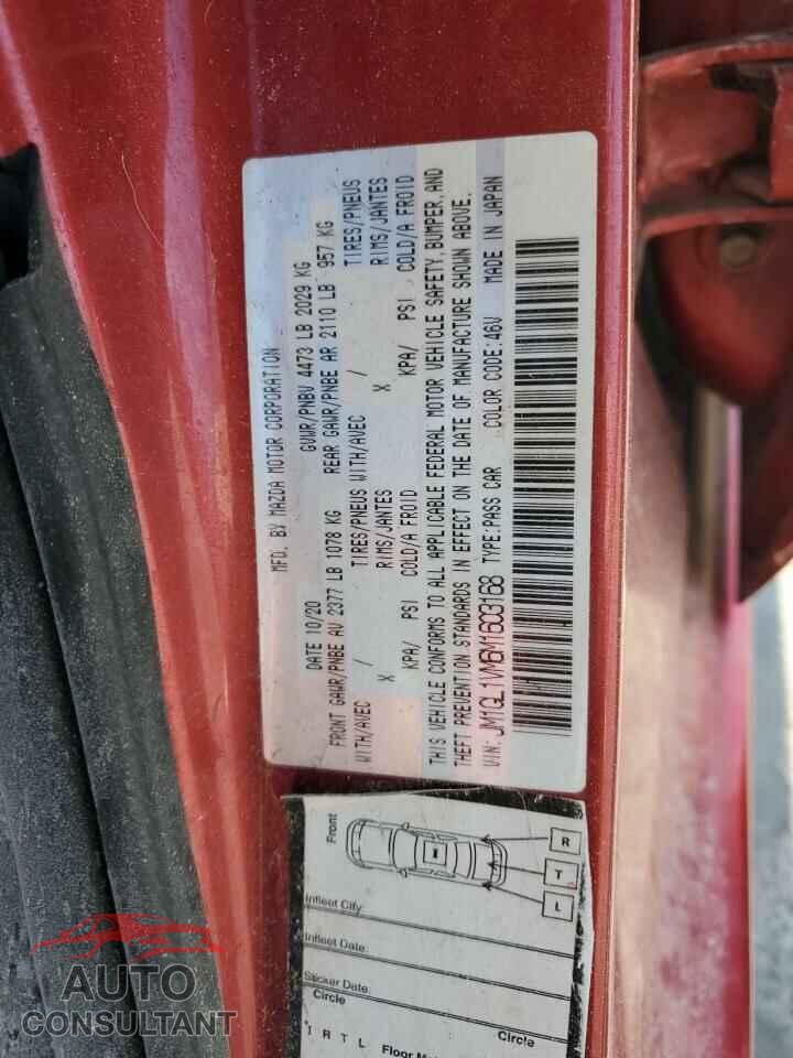 MAZDA 6 2021 - JM1GL1VM6M1603168
