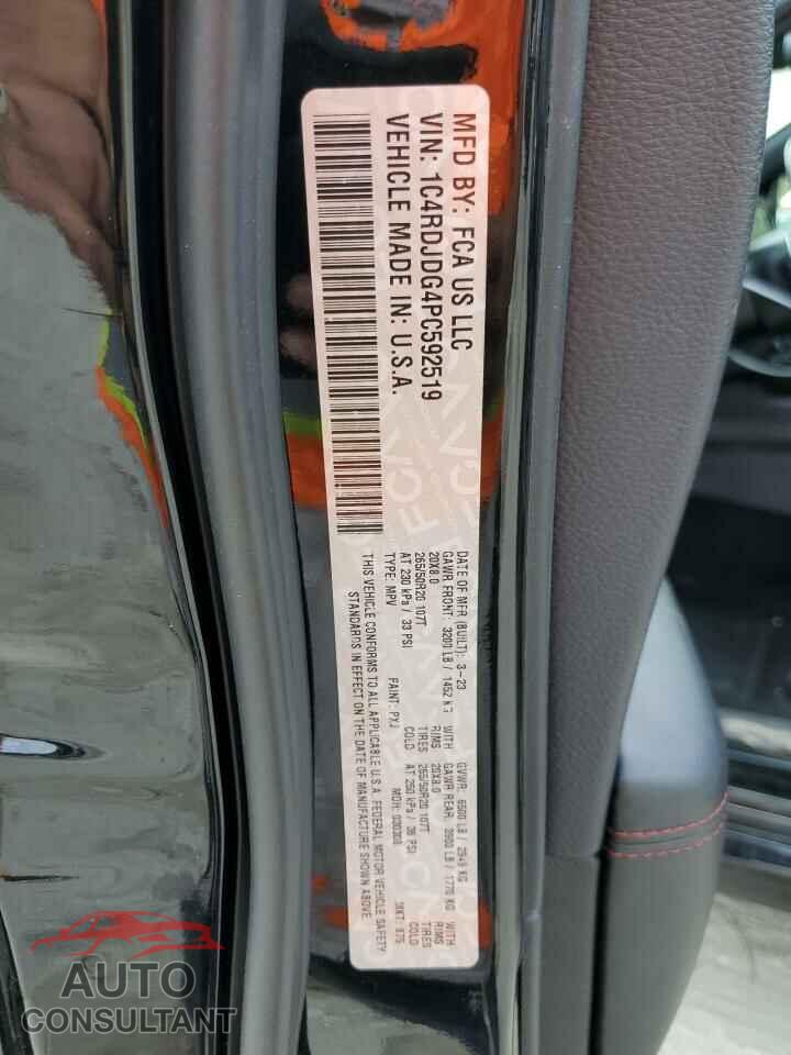 DODGE DURANGO 2023 - 1C4RDJDG4PC592519