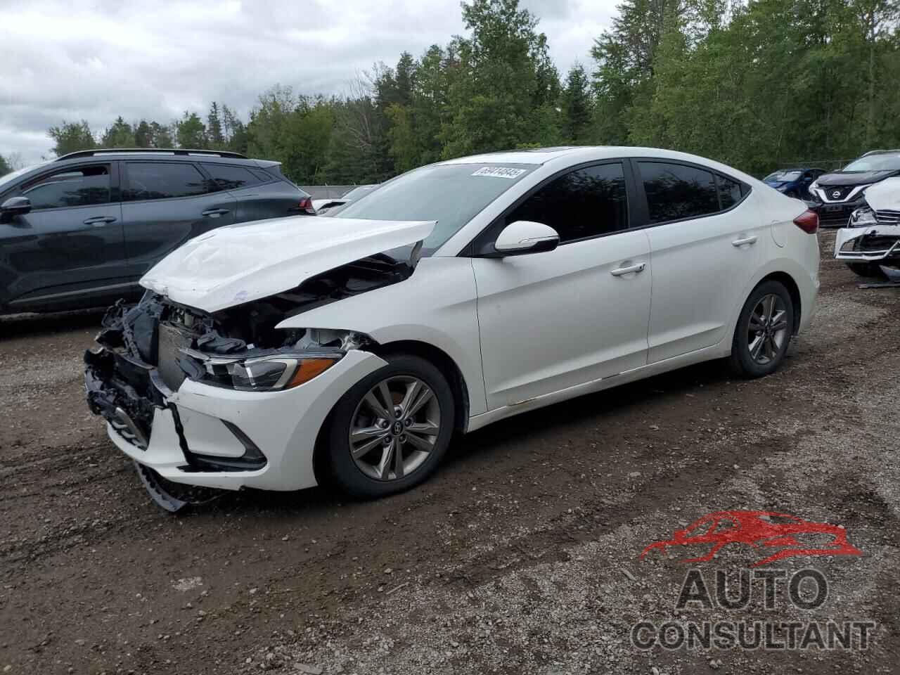 HYUNDAI ELANTRA 2018 - KMHD84LF6JU499393