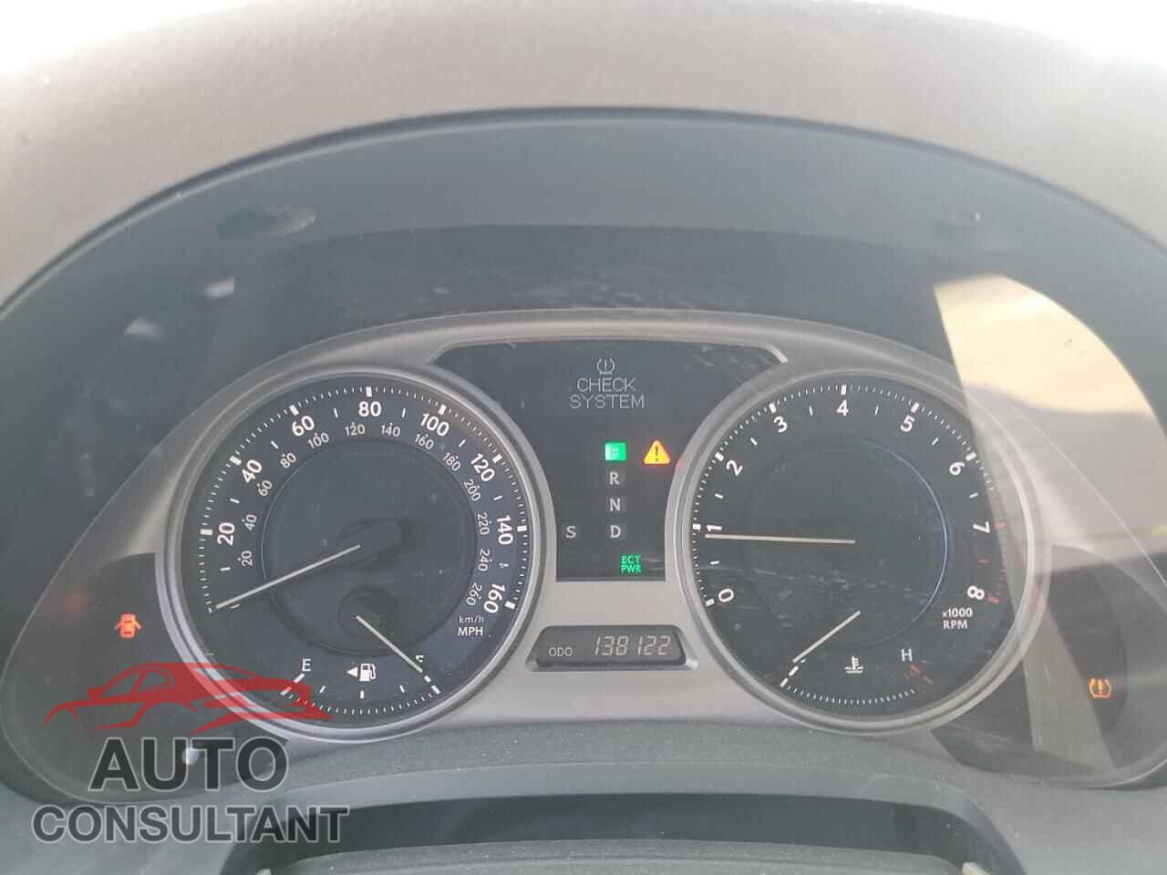 LEXUS IS 2009 - JTHBE262X92016608