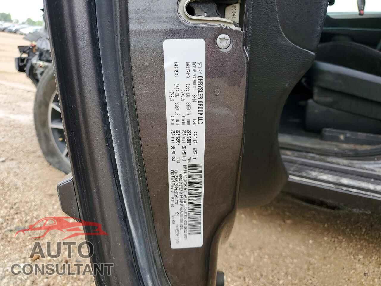 DODGE CARAVAN 2015 - 2C4RDGBG4FR512468