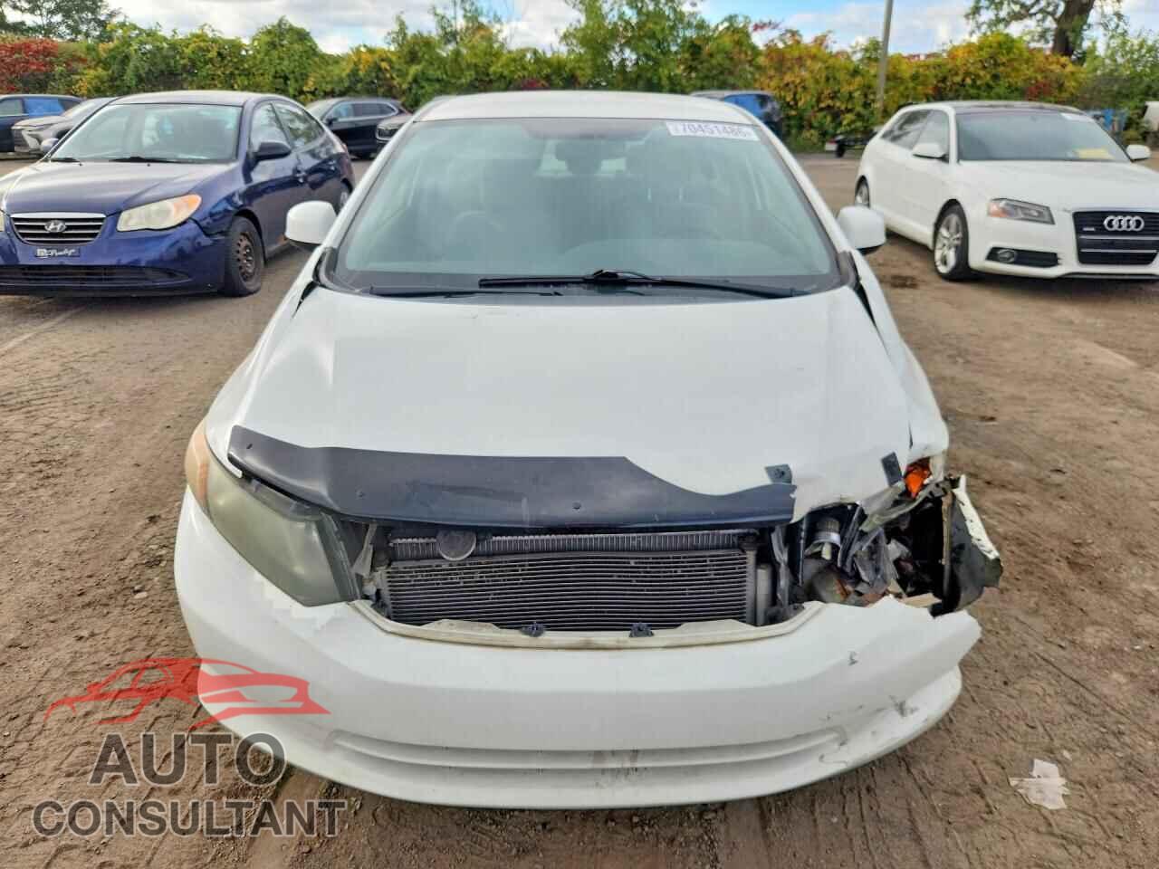HONDA CIVIC 2012 - 2HGFB2F44CH062092