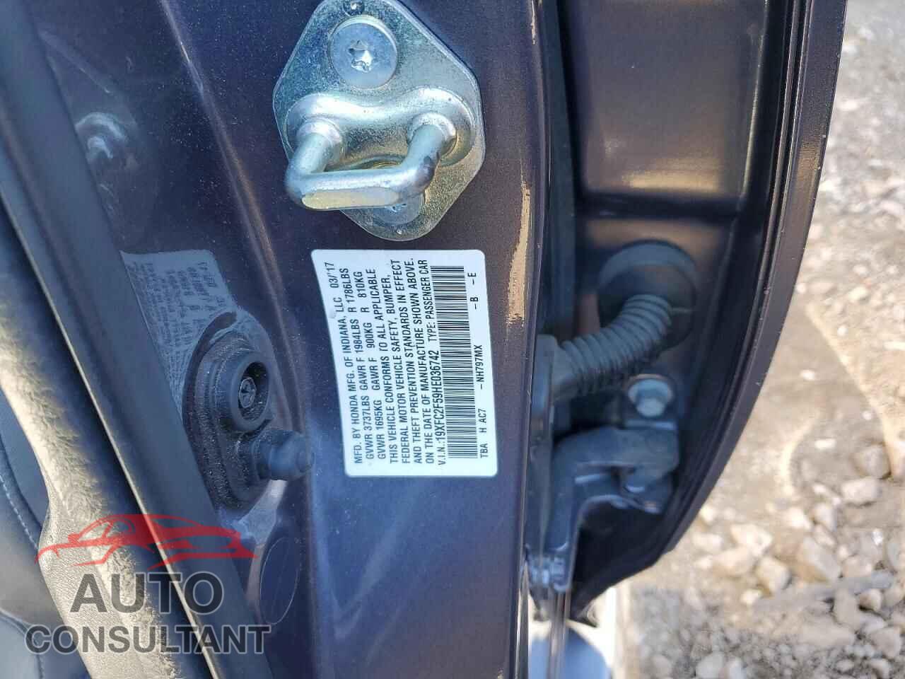 HONDA CIVIC 2017 - 19XFC2F59HE036742