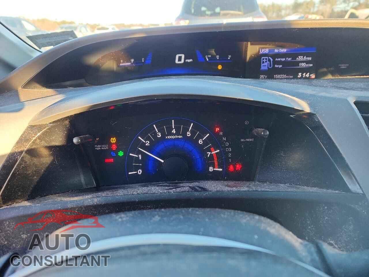 HONDA CIVIC 2012 - 2HGFB2F83CH540554
