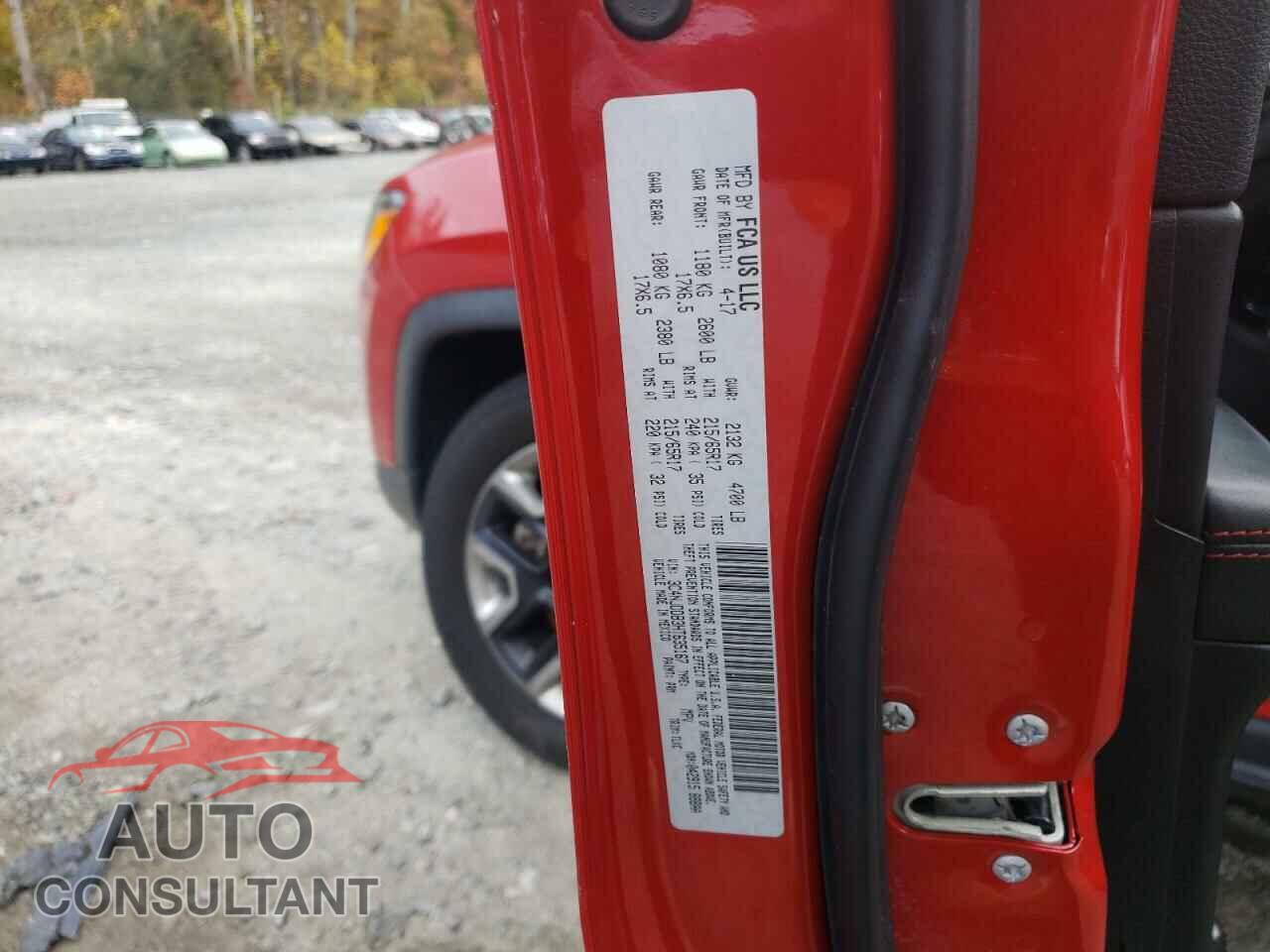 JEEP COMPASS 2017 - 3C4NJDDB3HT635167