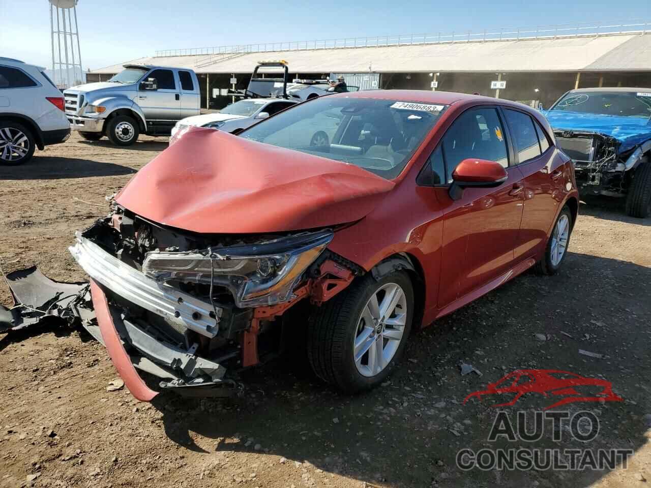 TOYOTA COROLLA 2019 - JTNK4RBEXK3045454