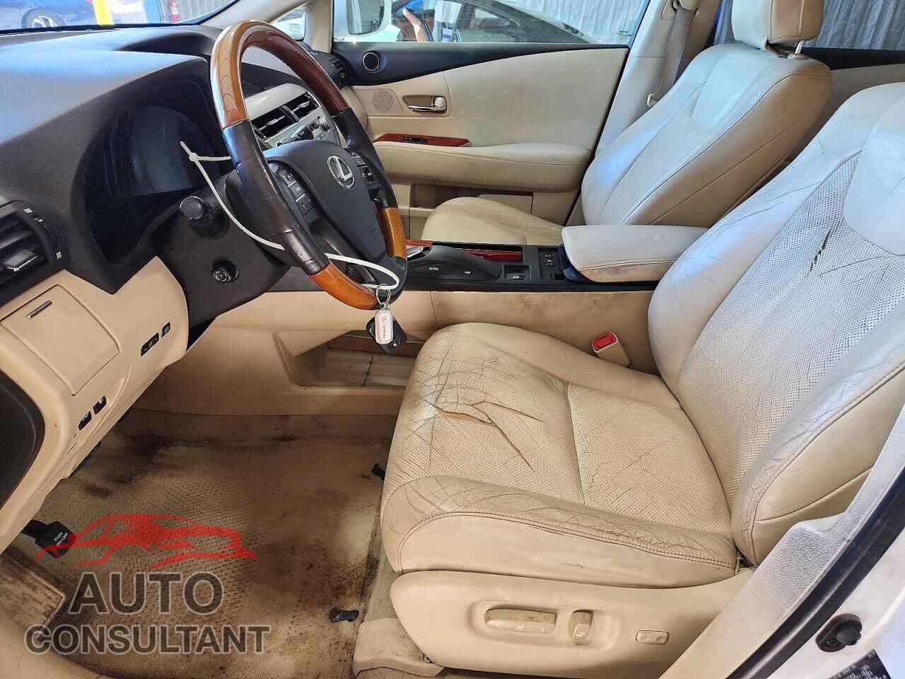 LEXUS RX350 2010 - 2T2ZK1BA5AC004867