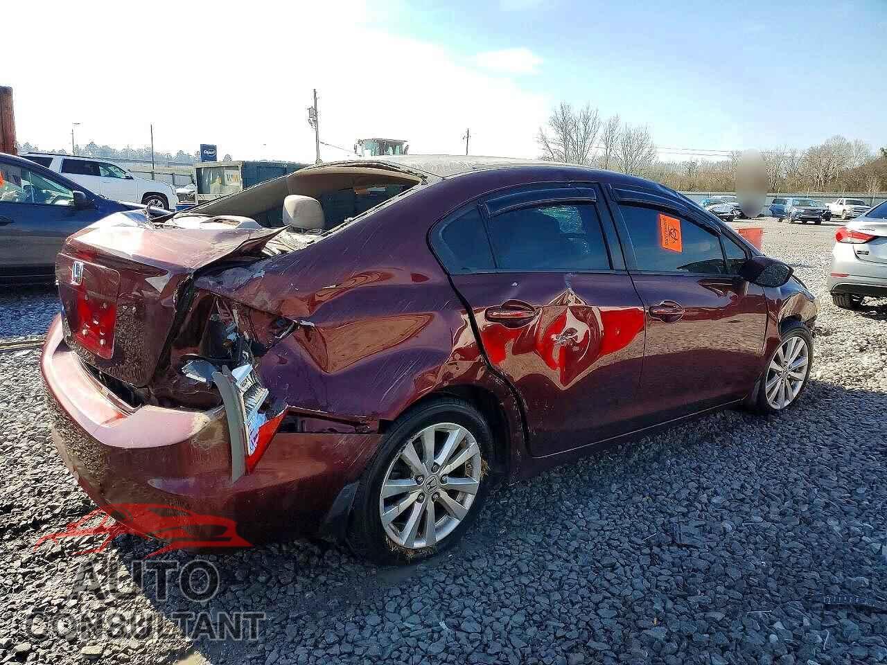 HONDA CIVIC 2012 - 19XFB2F84CE100109