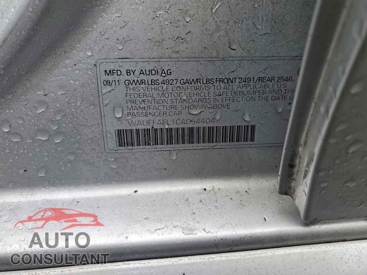 AUDI A4 2012 - WAUFFAFL1CA054404