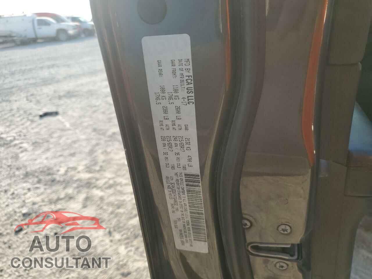 JEEP COMPASS 2017 - 3C4NJDDB7HT640632