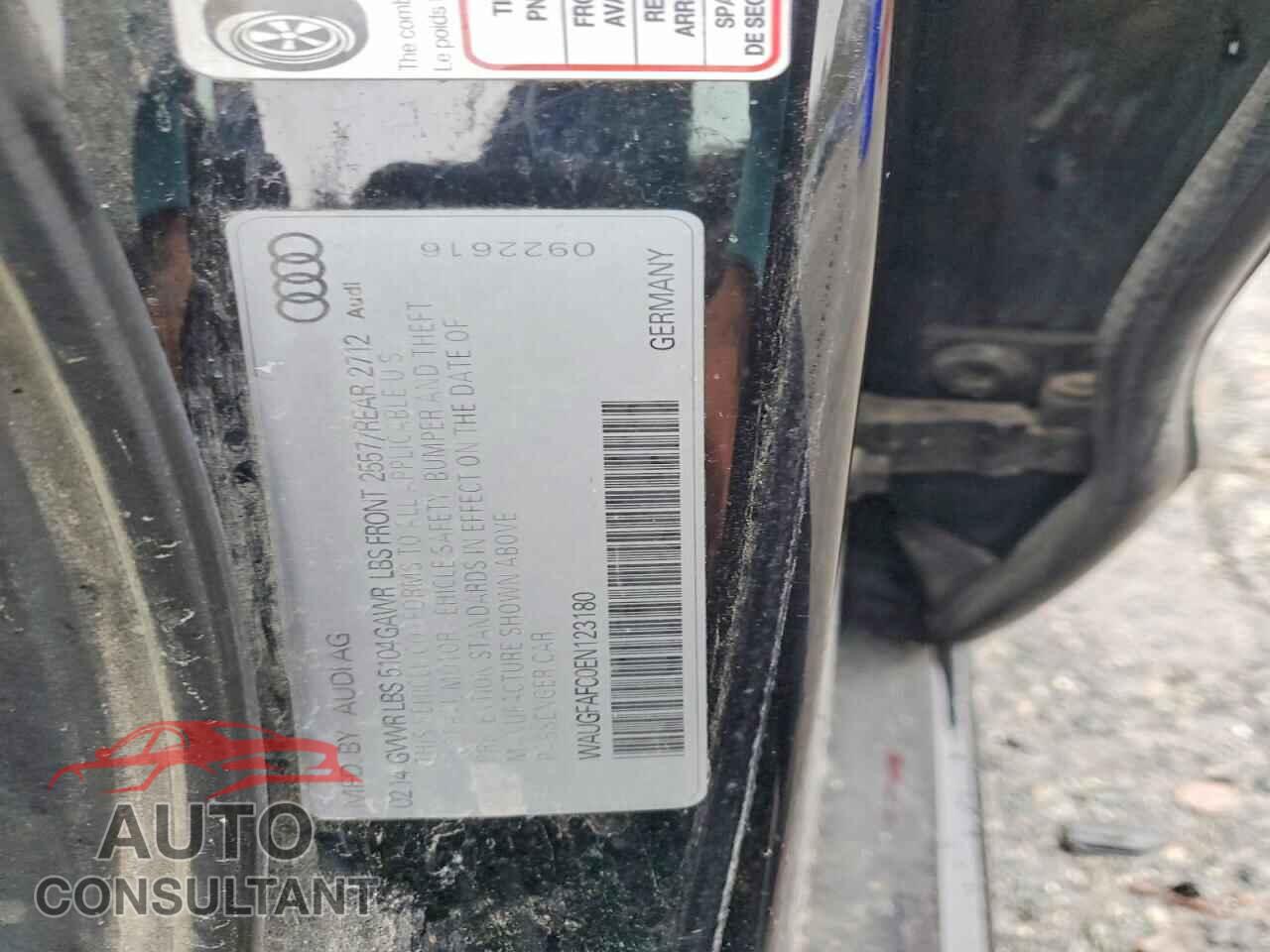 AUDI A6 2014 - WAUGFAFC0EN123180