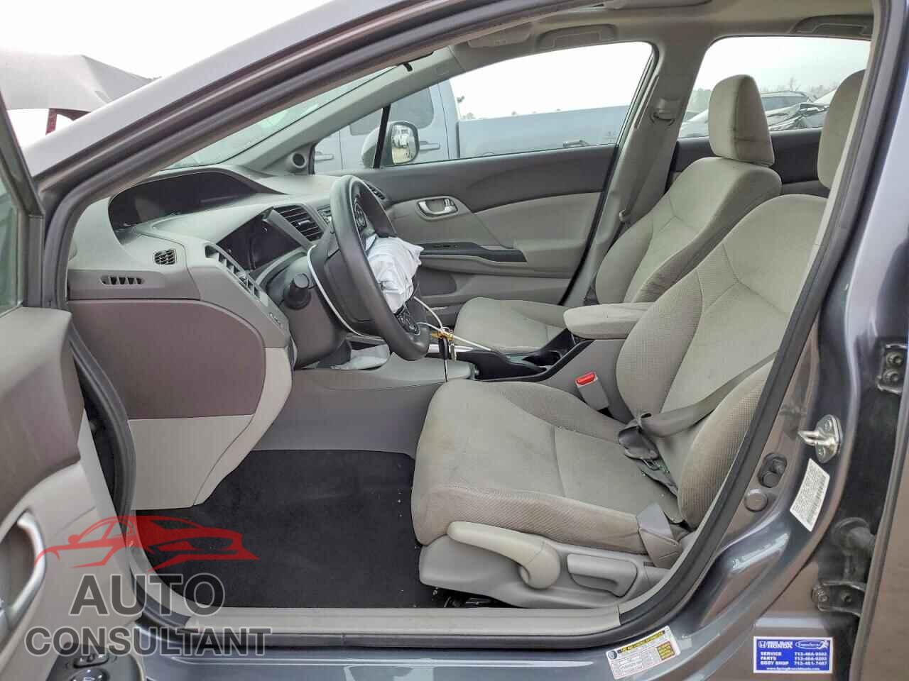 HONDA CIVIC 2012 - 19XFB2F84CE043412
