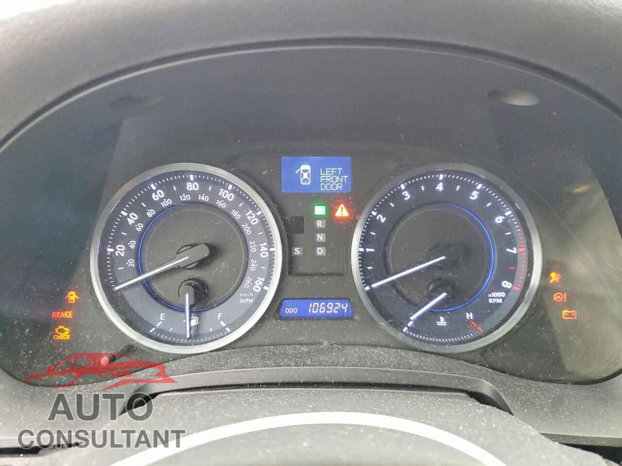 LEXUS IS 350 2011 - JTHBE5C28B5025267