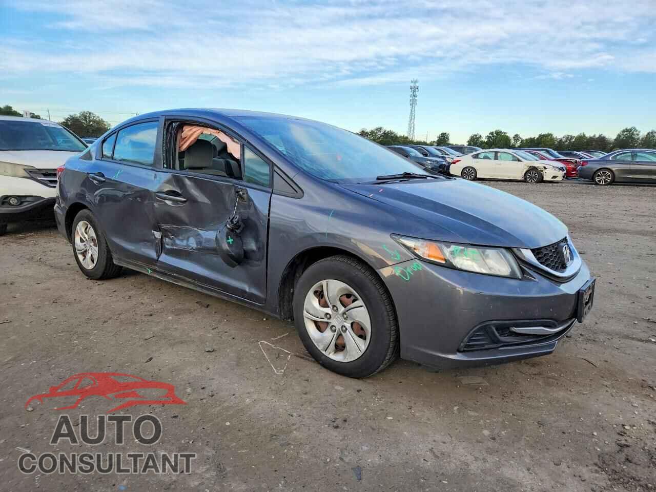 HONDA CIVIC 2013 - 2HGFB2F50DH598564