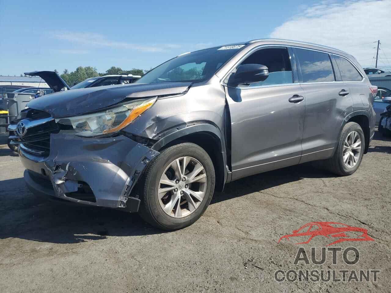 TOYOTA HIGHLANDER 2014 - 5TDJKRFHXES056435