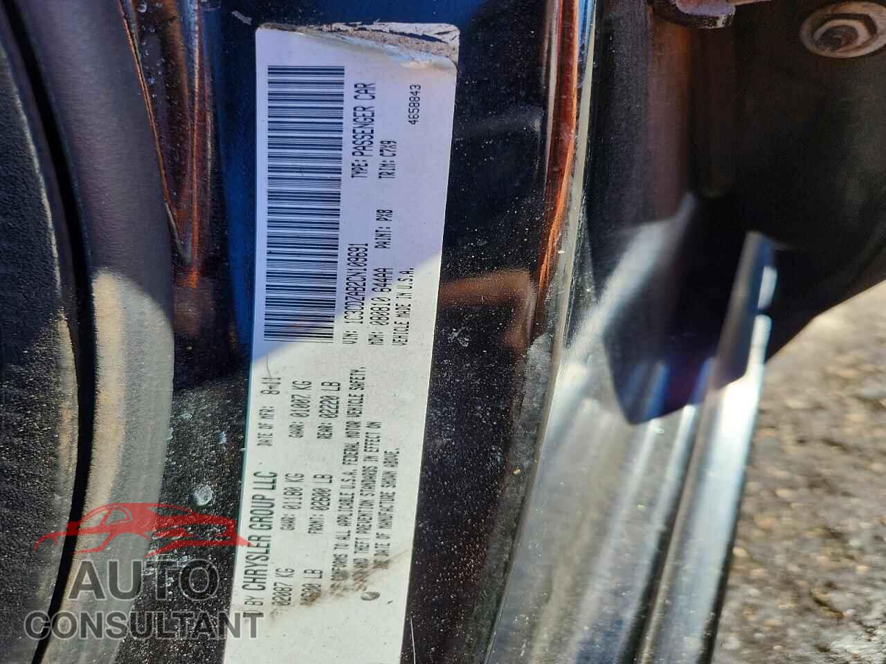 DODGE AVENGER 2012 - 1C3CDZAB2CN109691