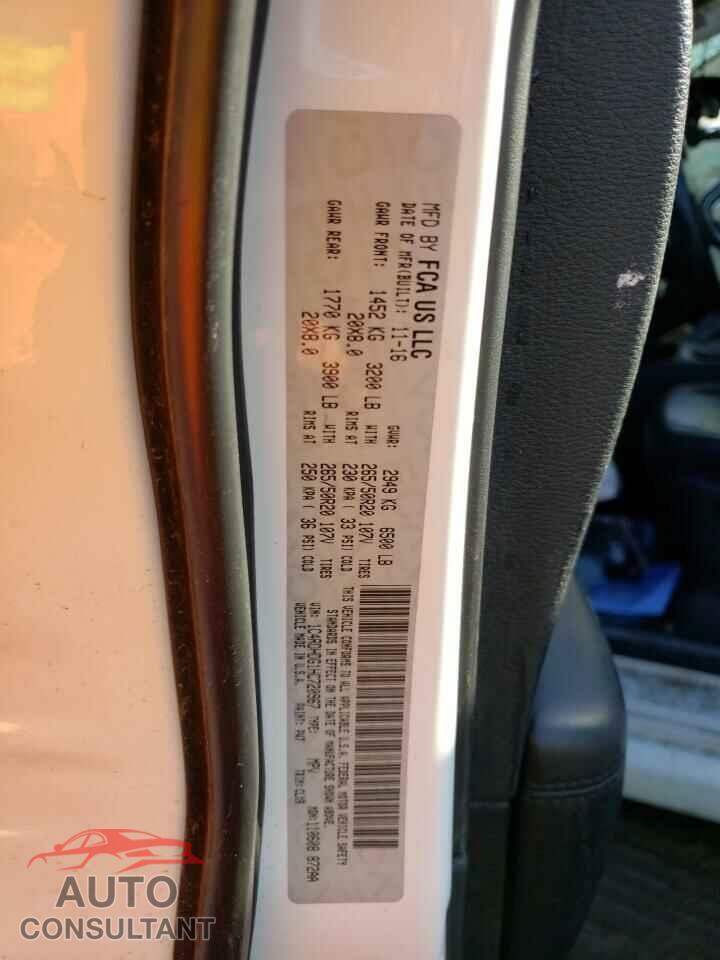 DODGE DURANGO 2017 - 1C4RDHDG1HC720967