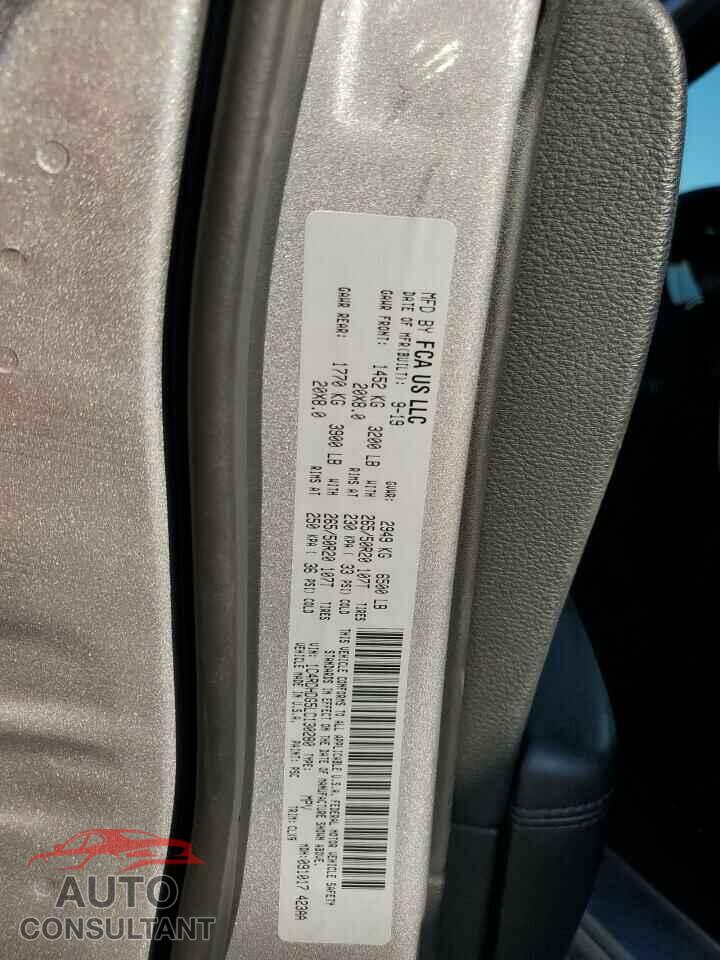 DODGE DURANGO 2020 - 1C4RDHDG5LC130280