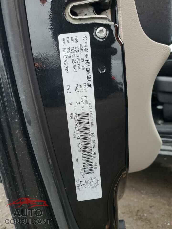 DODGE CARAVAN 2017 - 2C4RDGBG4HR556814