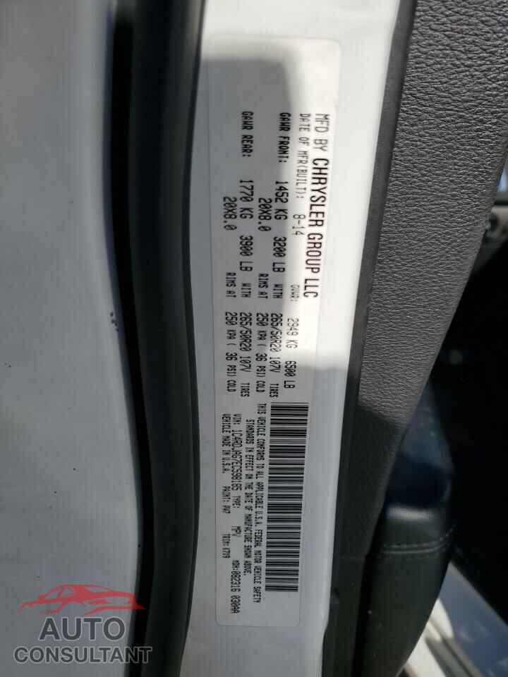 DODGE DURANGO 2014 - 1C4RDJAG7EC598185