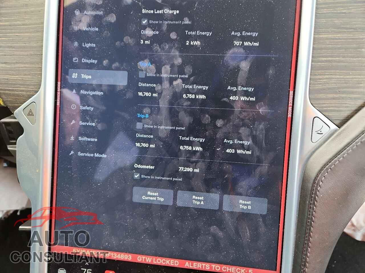 TESLA MODEL S 2016 - 5YJSA1E27GF134893
