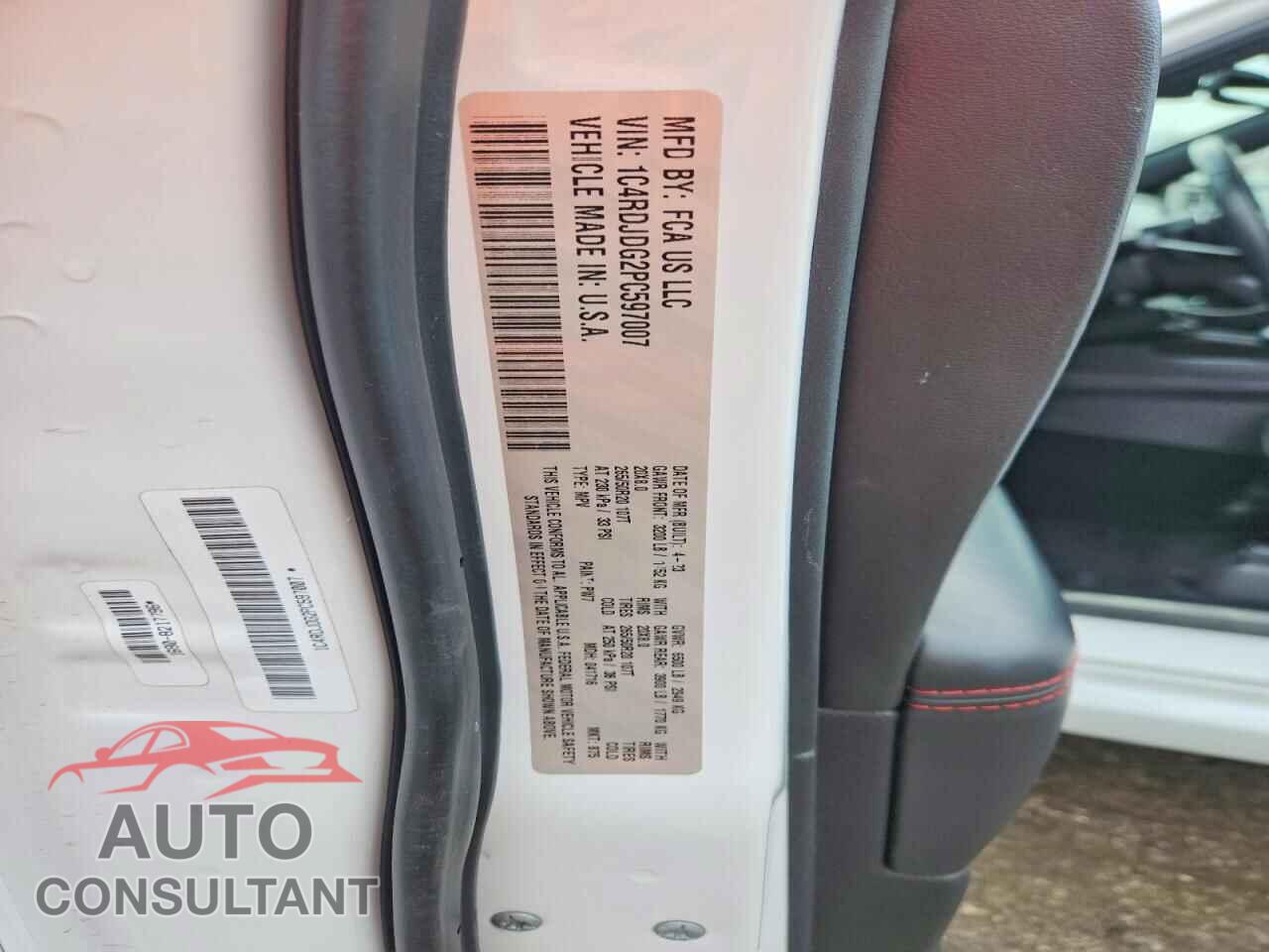 DODGE DURANGO 2023 - 1C4RDJDG2PC597007