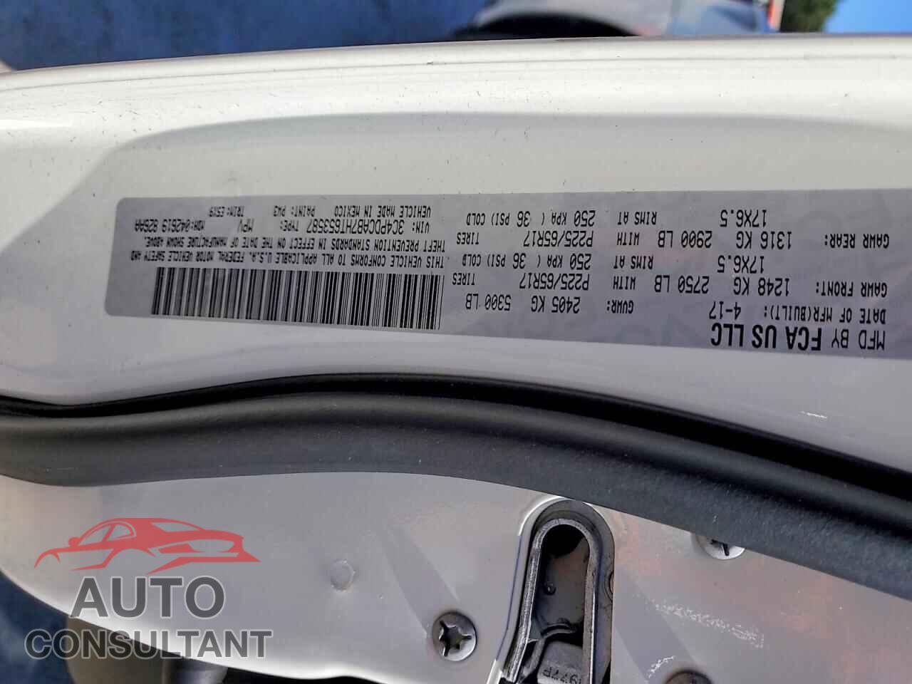 DODGE JOURNEY 2017 - 3C4PDCAB7HT653587