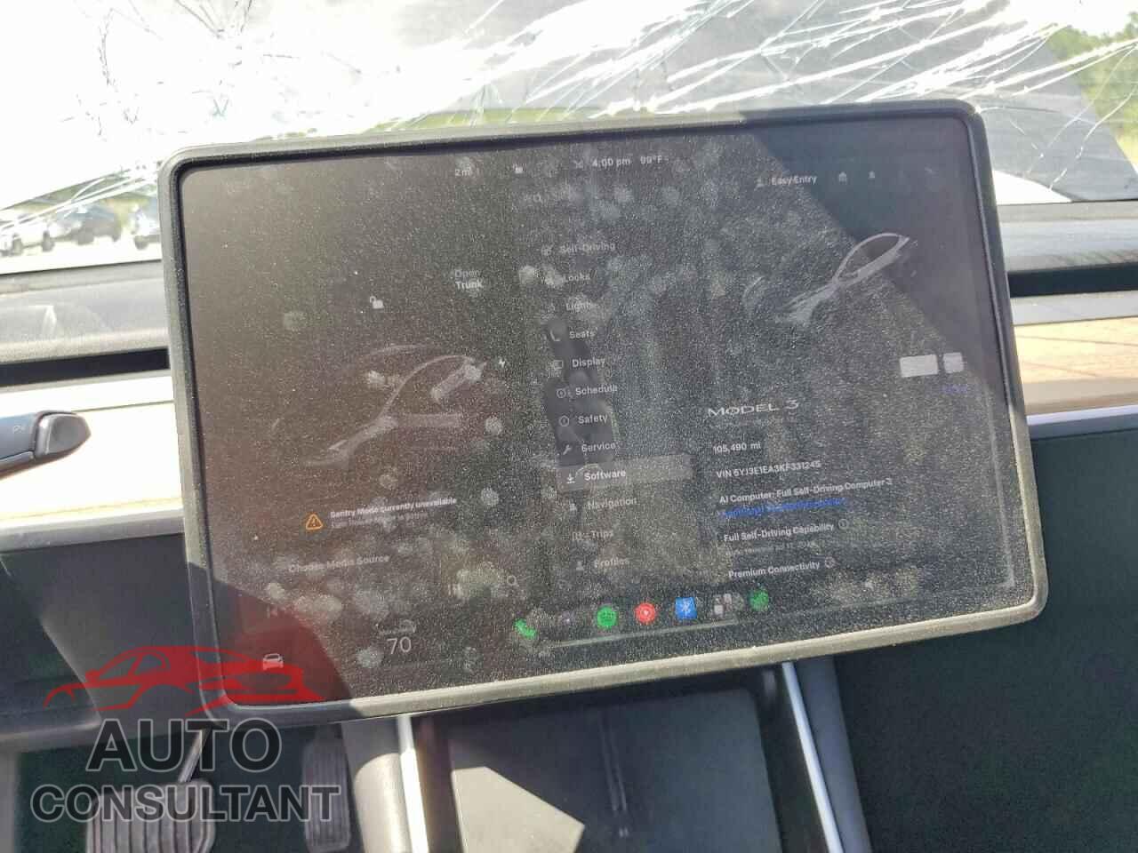 TESLA MODEL 3 2019 - 5YJ3E1EA3KF331245
