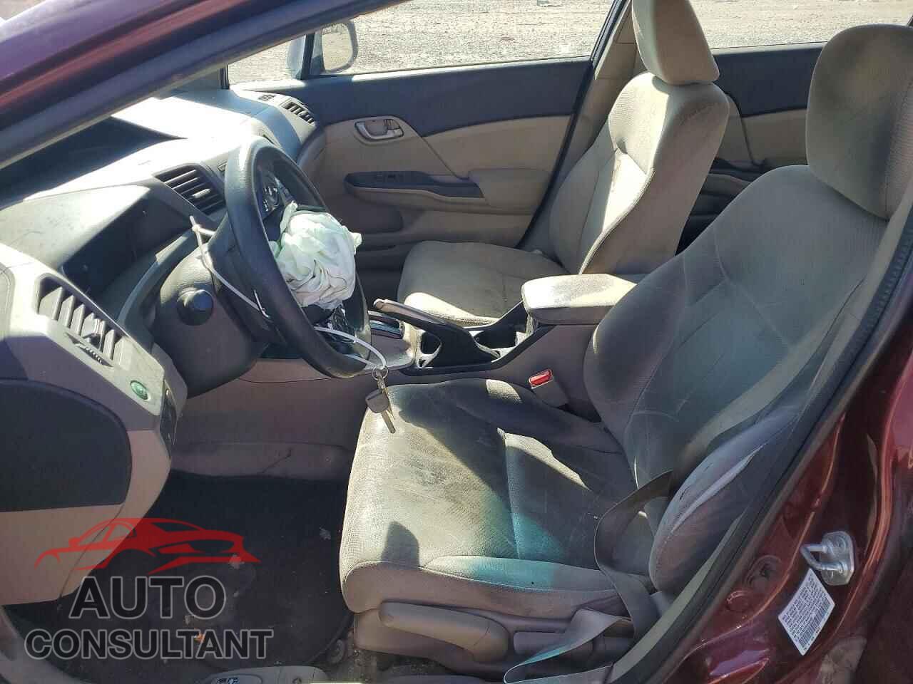 HONDA CIVIC 2012 - 19XFB2F5XCE089395