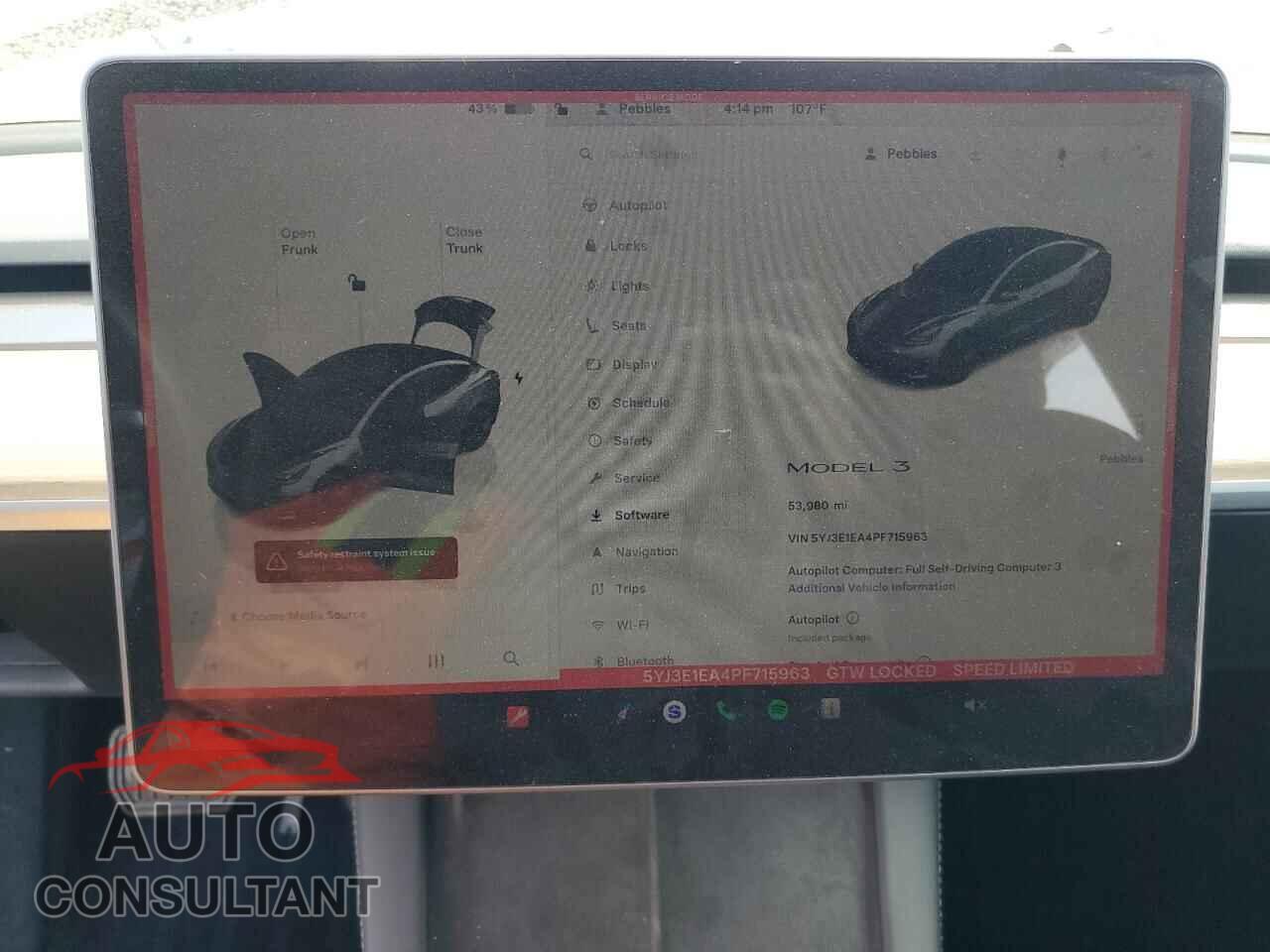 TESLA MODEL 3 2023 - 5YJ3E1EA4PF715963