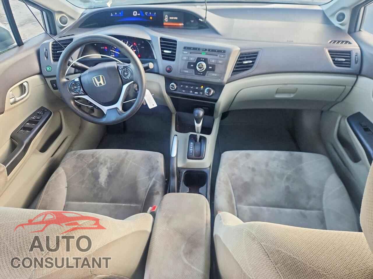 HONDA CIVIC 2012 - 19XFB2F83CE316615
