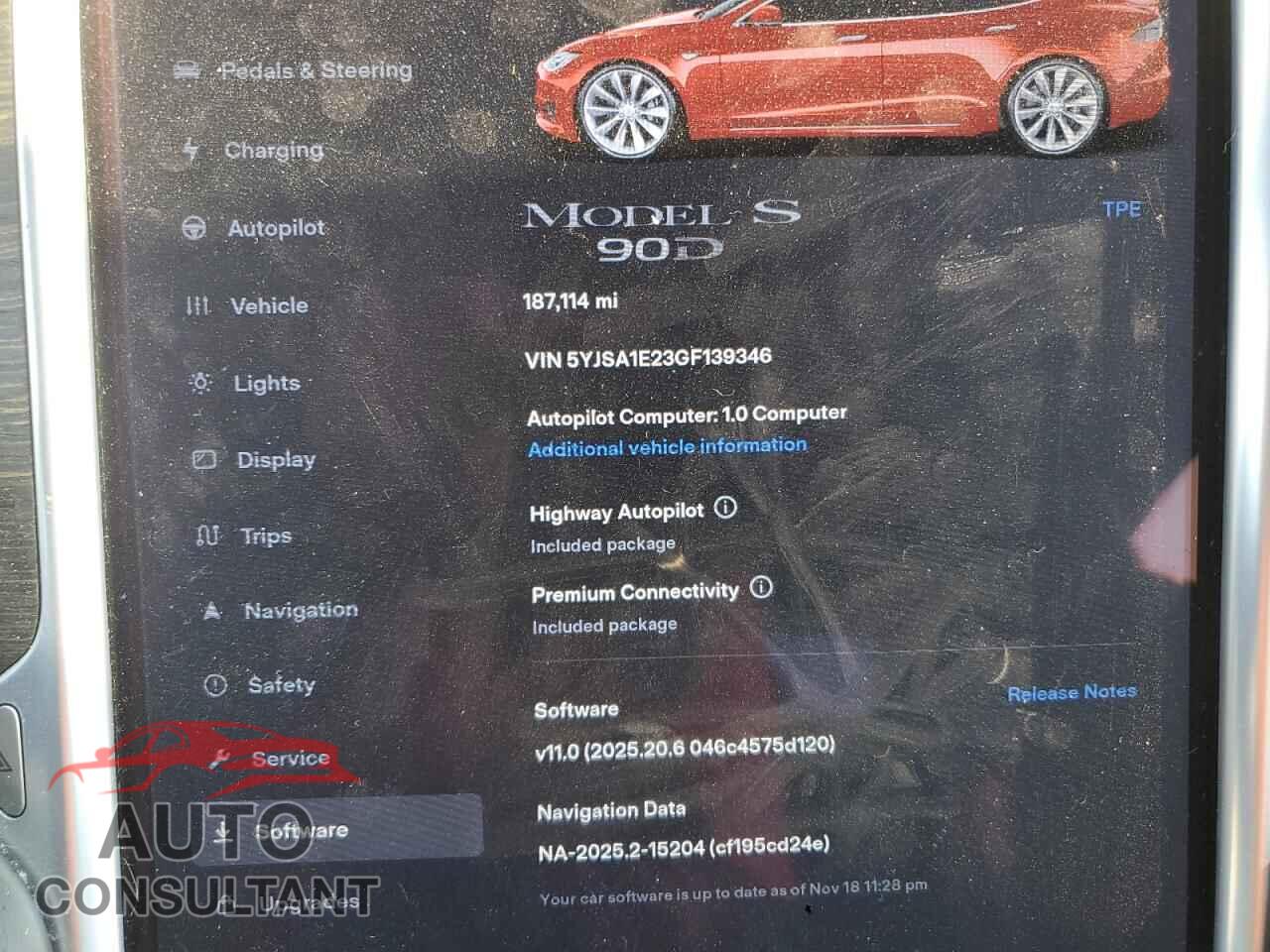TESLA MODEL S 2016 - 5YJSA1E23GF139346