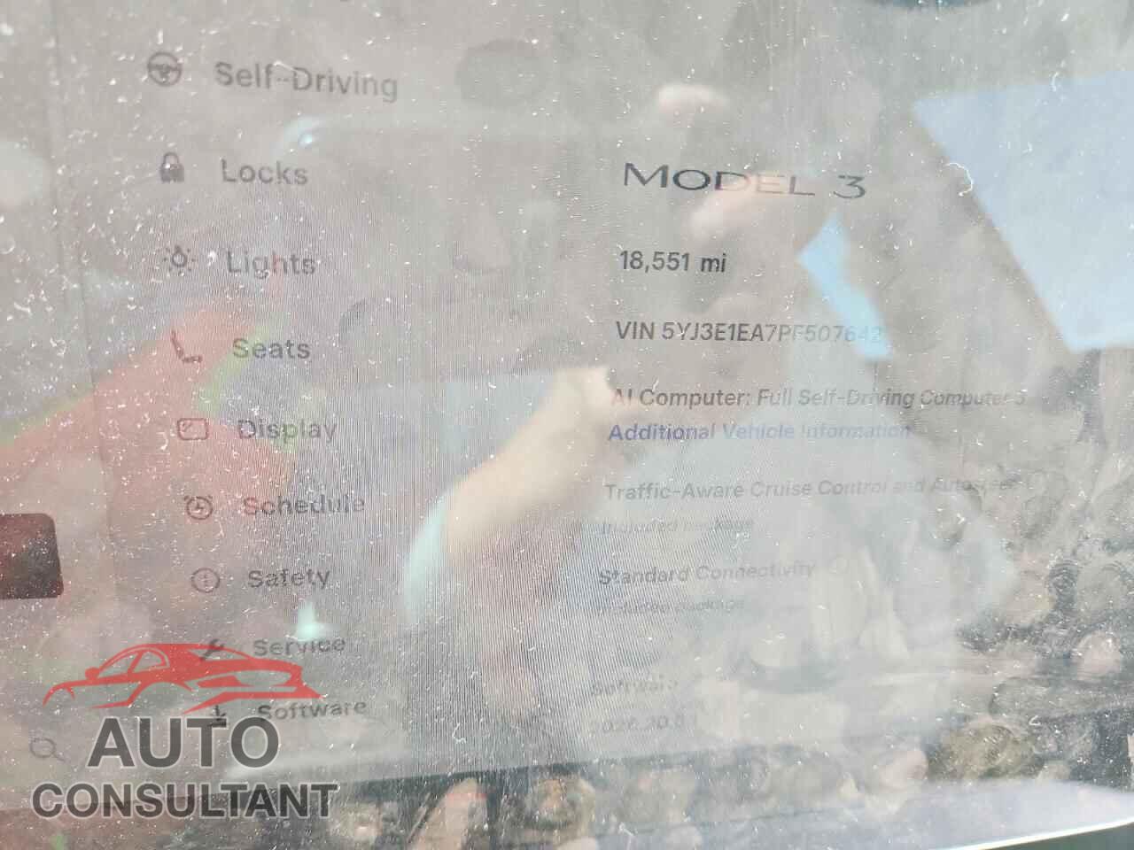 TESLA MODEL 3 2023 - 5YJ3E1EA7PF507642