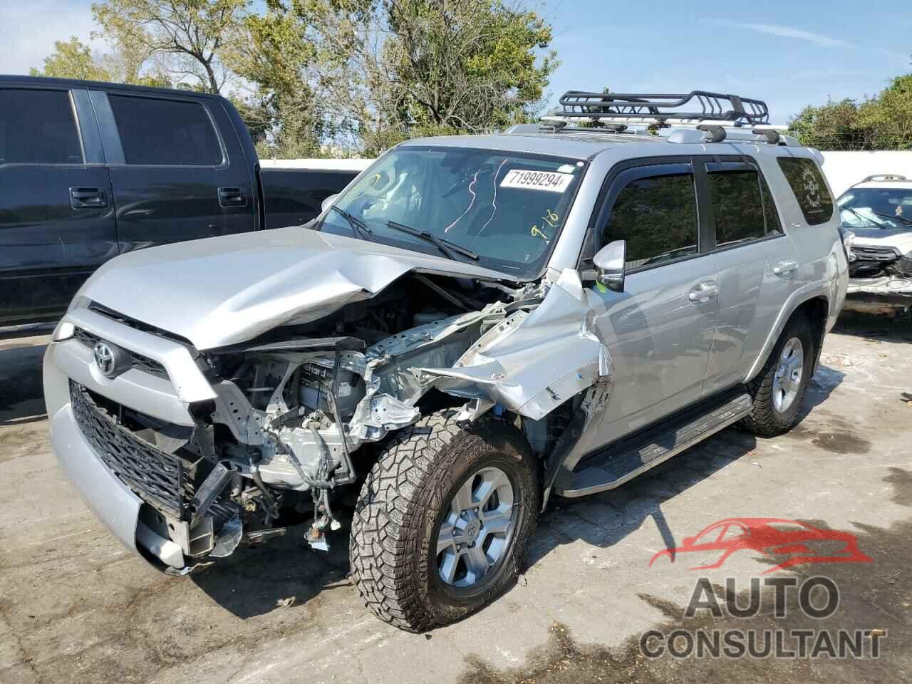 TOYOTA 4RUNNER 2016 - JTEZU5JR1G5117309