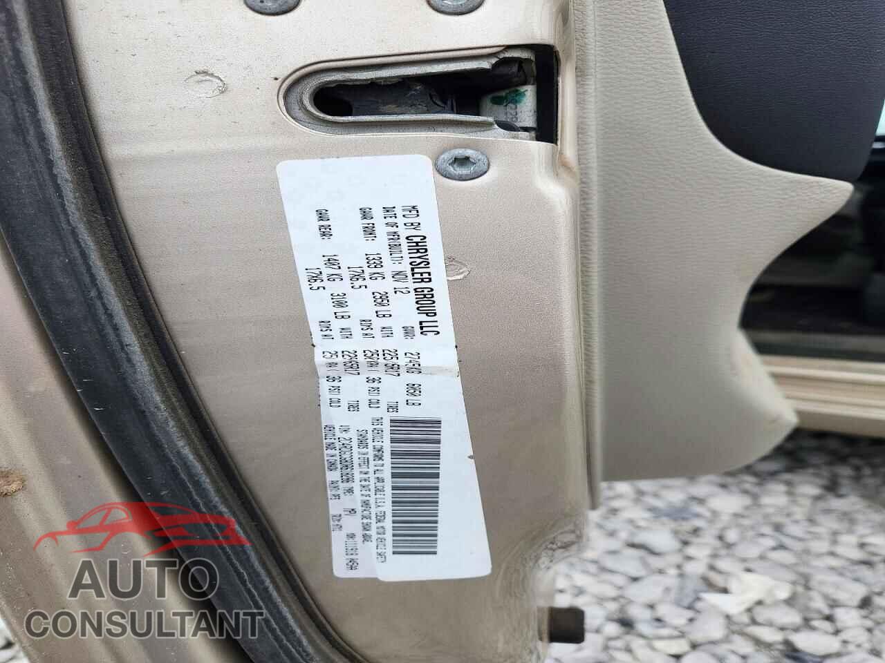 DODGE CARAVAN 2013 - 2C4RDGCG8DR618286