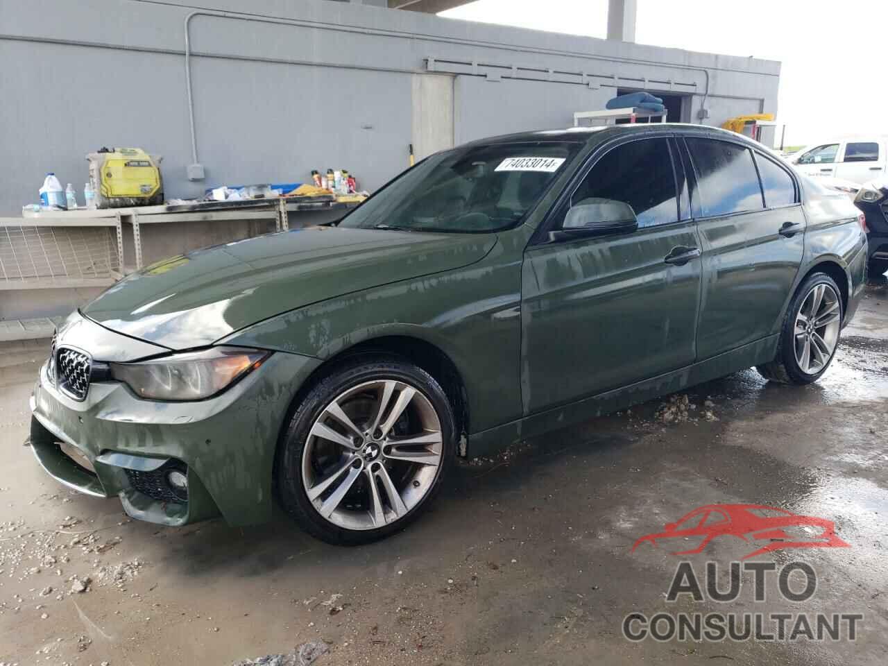 BMW 3 SERIES 2013 - WBA3C1C5XDF439322
