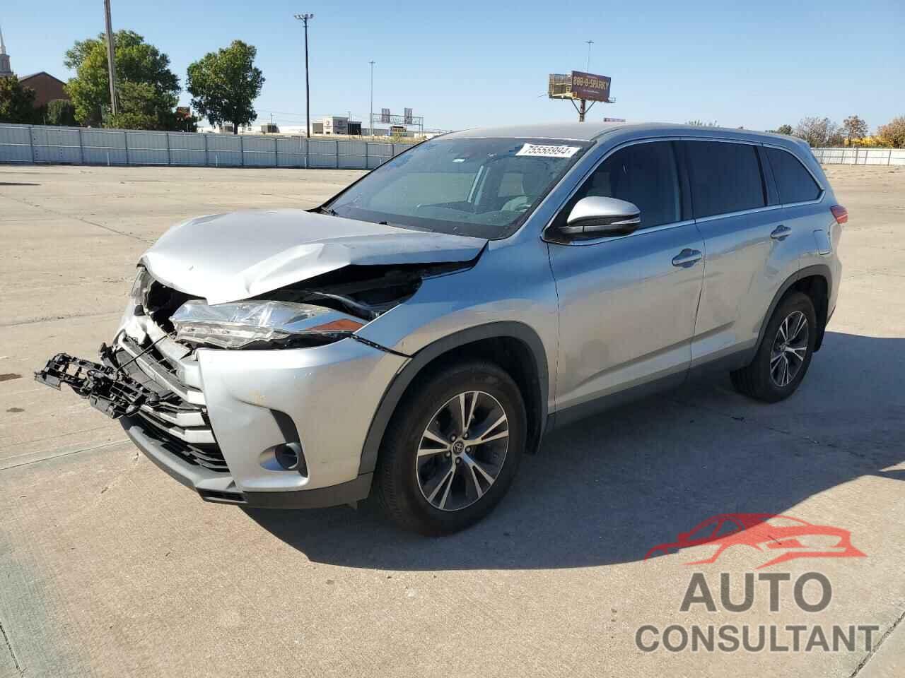 TOYOTA HIGHLANDER 2019 - 5TDZZRFH7KS291689