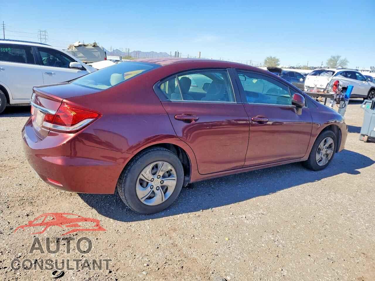 HONDA CIVIC 2013 - 2HGFB2F53DH596016