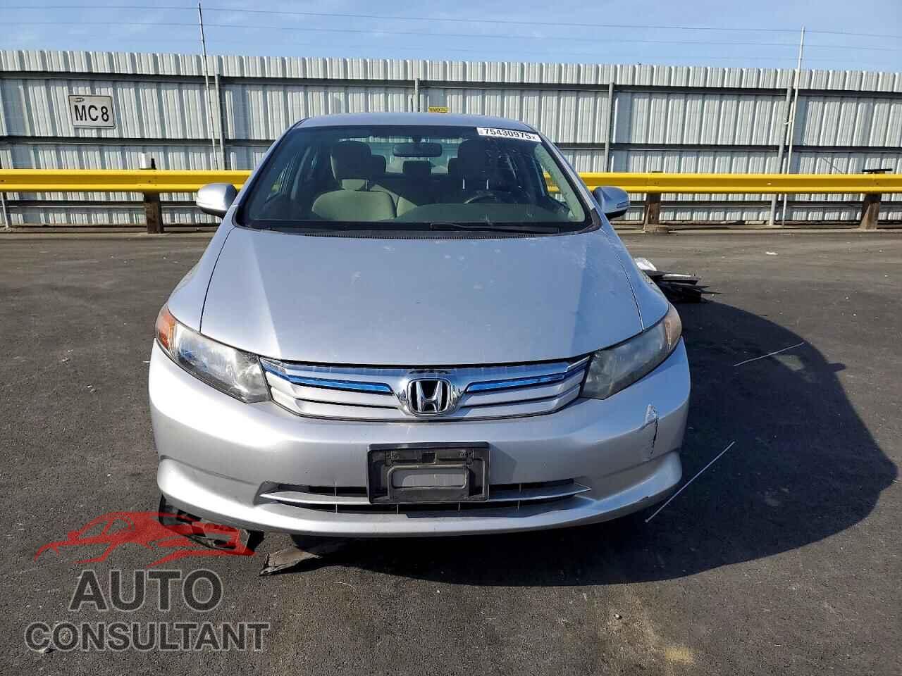 HONDA CIVIC 2012 - JHMFB4F21CS006014