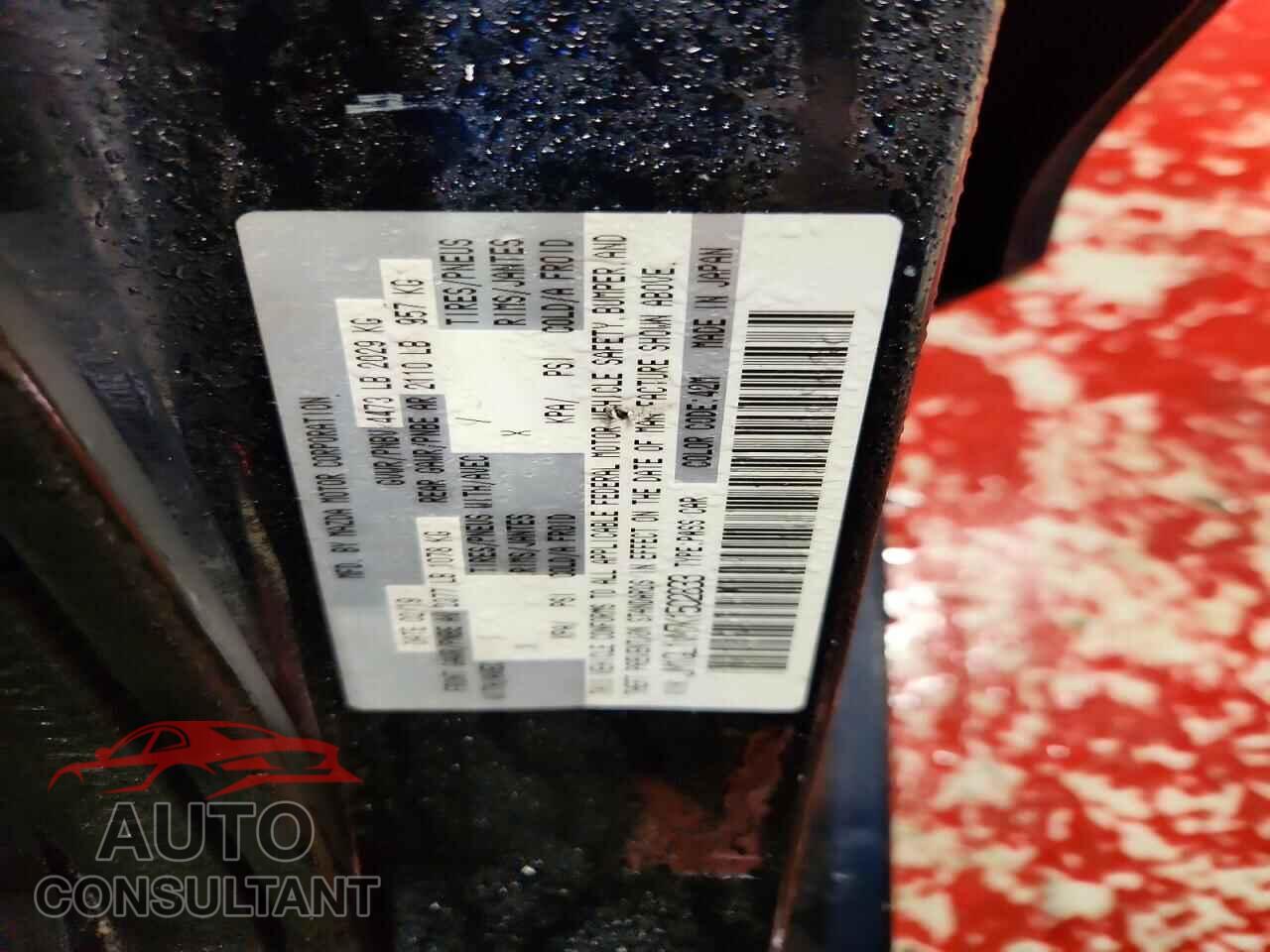 MAZDA 6 2019 - JM1GL1VM7K1502833