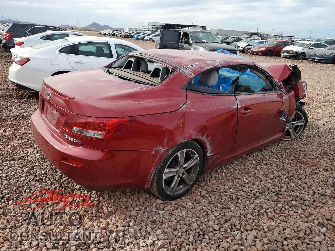 LEXUS IS 2012 - JTHFE2C28C2508860