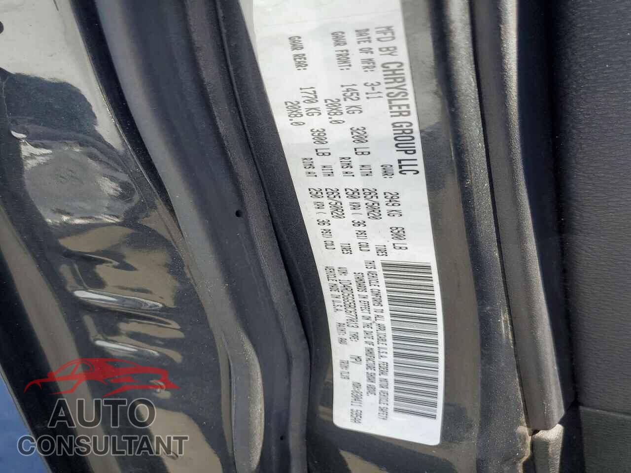 DODGE DURANGO 2011 - 1D4RD5GG5BC677013