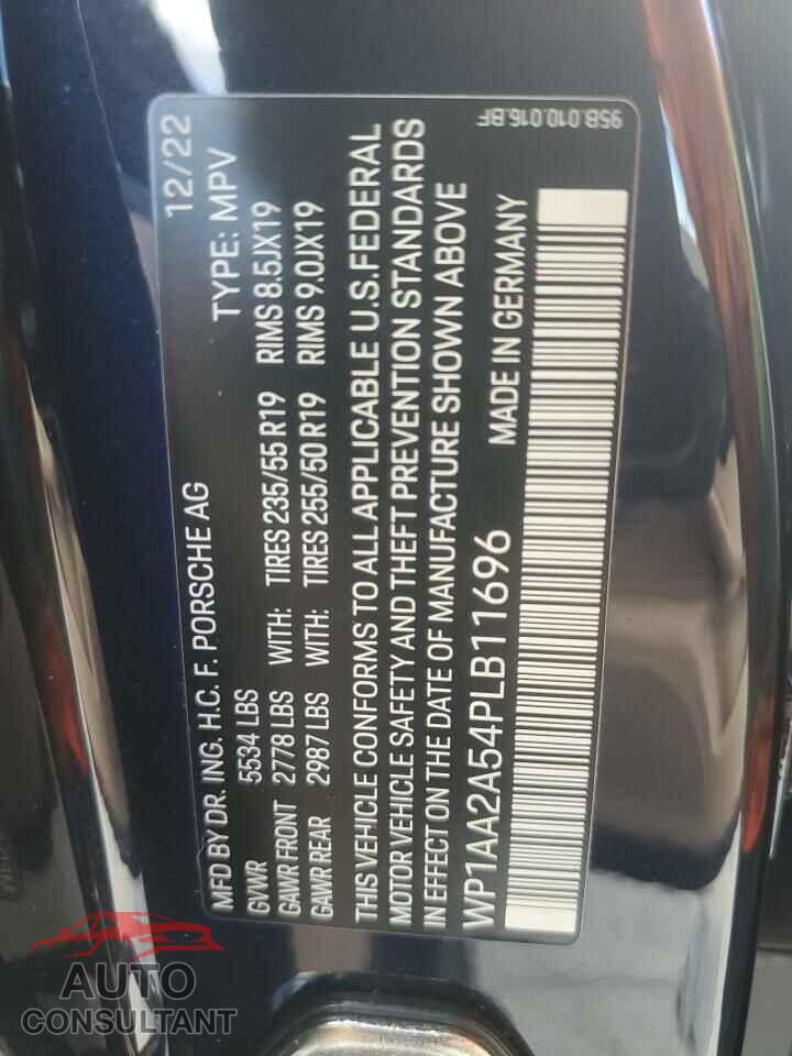 PORSCHE MACAN BASE 2023 - WP1AA2A54PLB11696